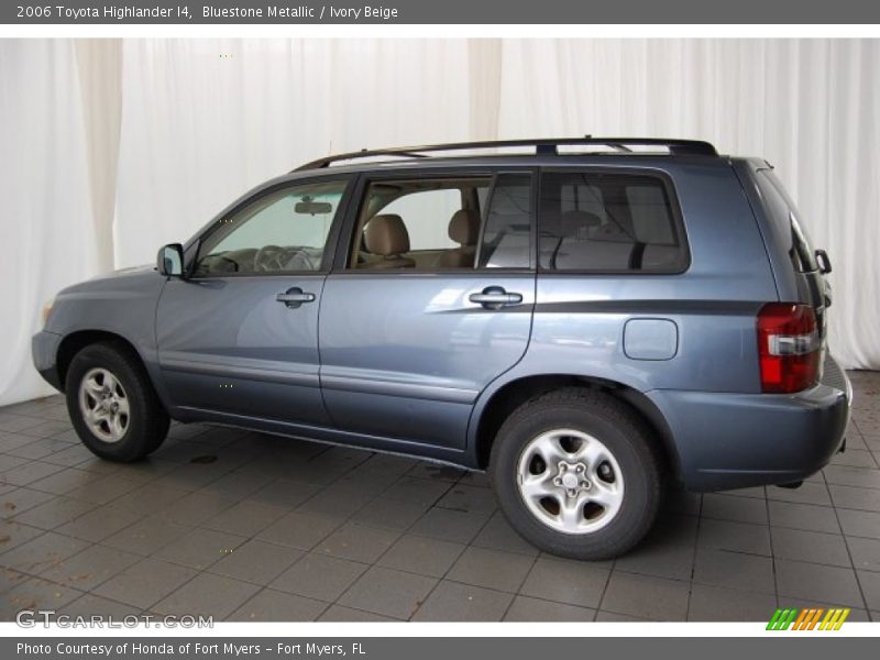 Bluestone Metallic / Ivory Beige 2006 Toyota Highlander I4