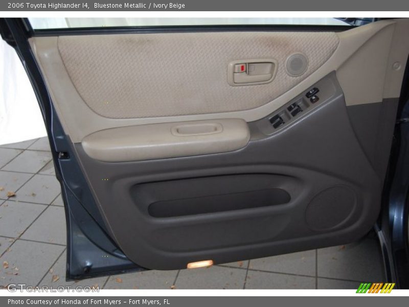 Bluestone Metallic / Ivory Beige 2006 Toyota Highlander I4
