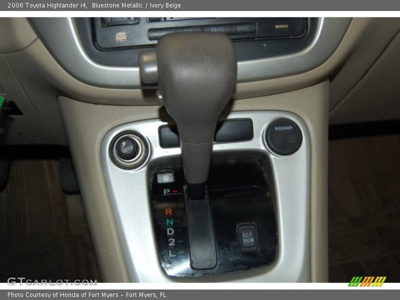 Bluestone Metallic / Ivory Beige 2006 Toyota Highlander I4