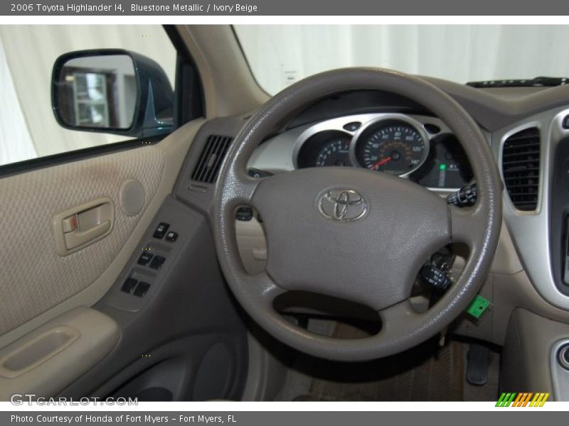 Bluestone Metallic / Ivory Beige 2006 Toyota Highlander I4