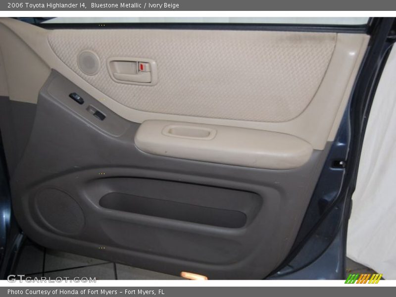 Bluestone Metallic / Ivory Beige 2006 Toyota Highlander I4