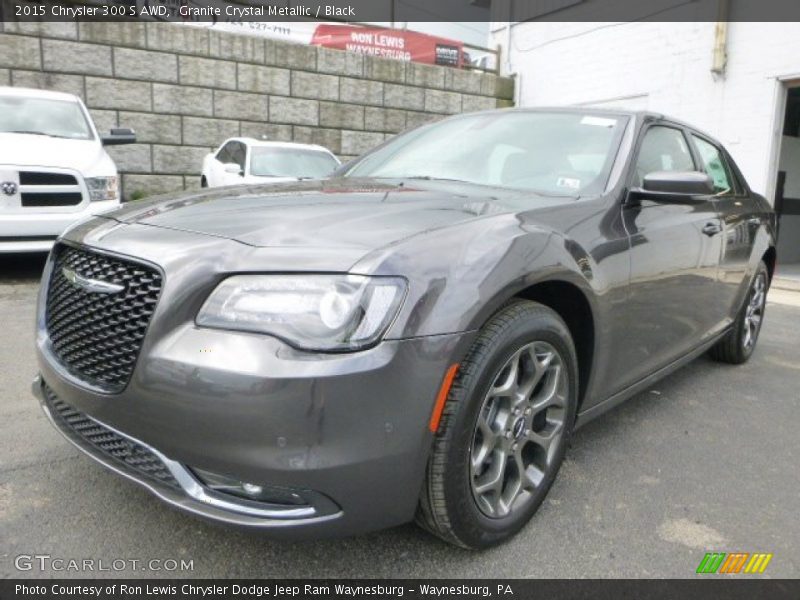 Granite Crystal Metallic / Black 2015 Chrysler 300 S AWD
