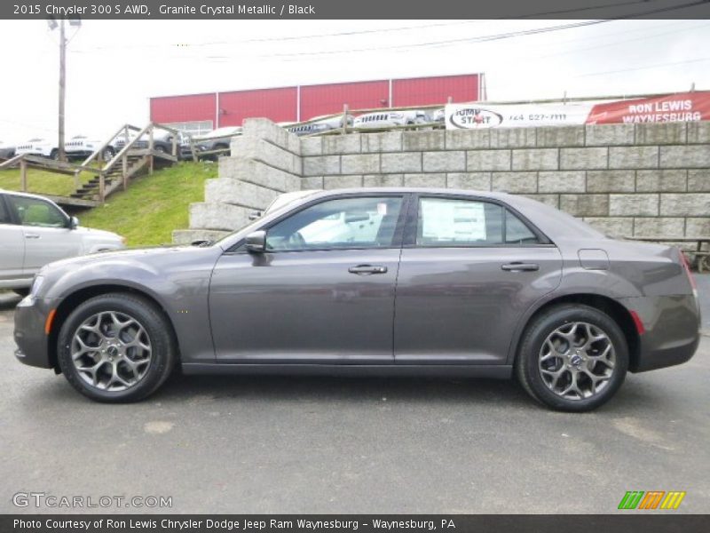 Granite Crystal Metallic / Black 2015 Chrysler 300 S AWD
