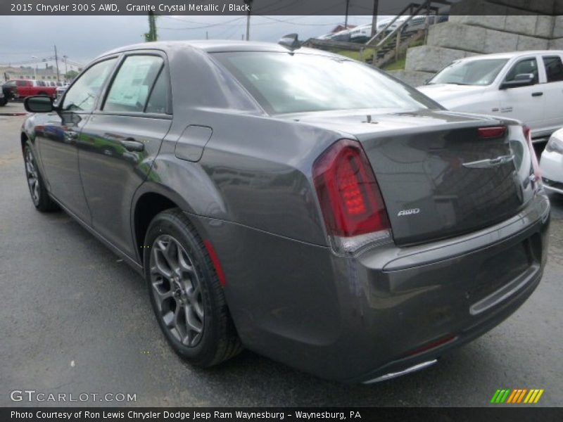 Granite Crystal Metallic / Black 2015 Chrysler 300 S AWD