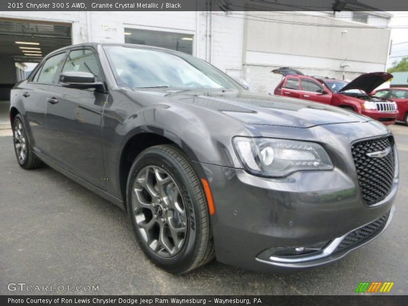 Granite Crystal Metallic / Black 2015 Chrysler 300 S AWD
