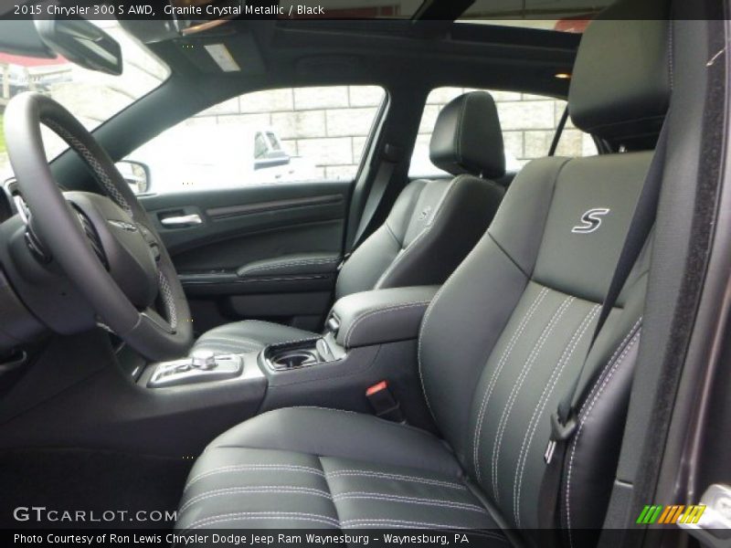 Granite Crystal Metallic / Black 2015 Chrysler 300 S AWD