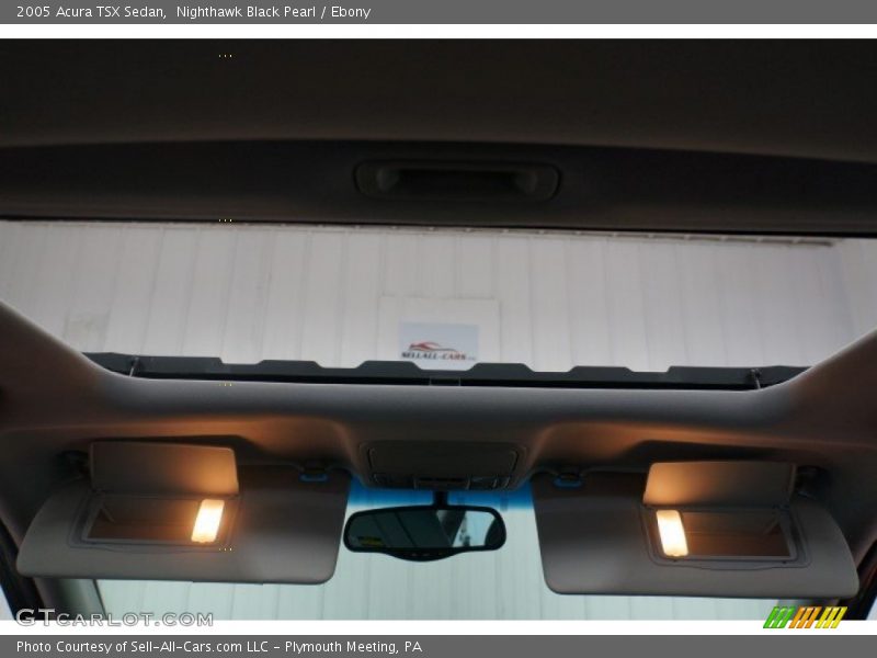 Nighthawk Black Pearl / Ebony 2005 Acura TSX Sedan