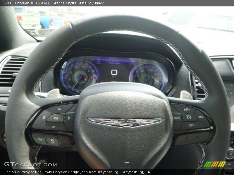 Granite Crystal Metallic / Black 2015 Chrysler 300 S AWD