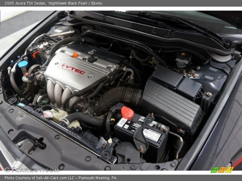 Nighthawk Black Pearl / Ebony 2005 Acura TSX Sedan