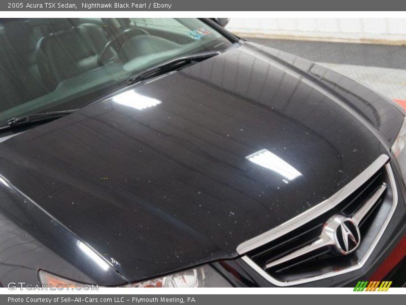 Nighthawk Black Pearl / Ebony 2005 Acura TSX Sedan