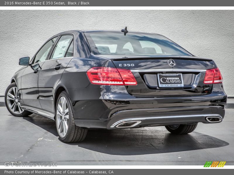 Black / Black 2016 Mercedes-Benz E 350 Sedan