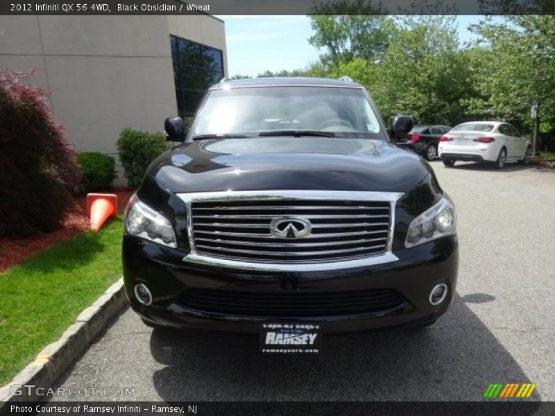 Black Obsidian / Wheat 2012 Infiniti QX 56 4WD
