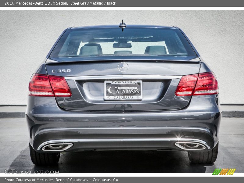 Steel Grey Metallic / Black 2016 Mercedes-Benz E 350 Sedan