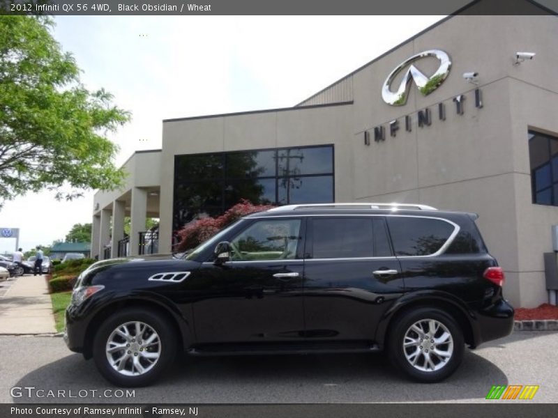 Black Obsidian / Wheat 2012 Infiniti QX 56 4WD