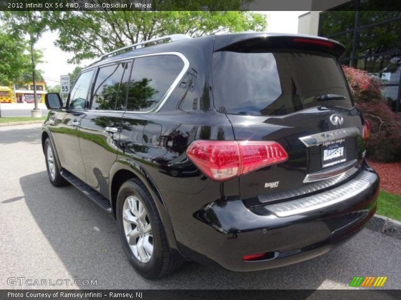 Black Obsidian / Wheat 2012 Infiniti QX 56 4WD