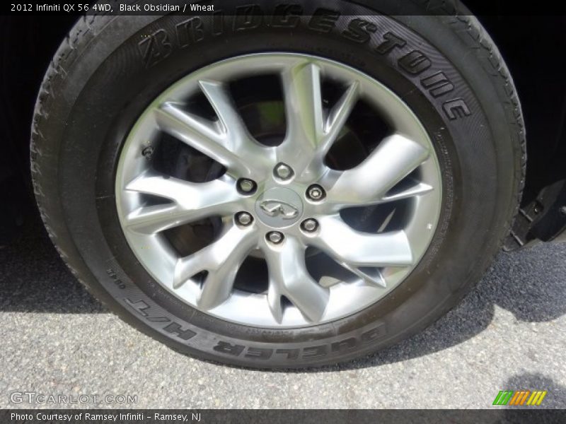 Black Obsidian / Wheat 2012 Infiniti QX 56 4WD