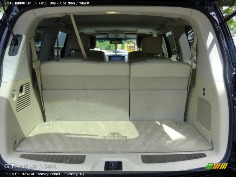 Black Obsidian / Wheat 2012 Infiniti QX 56 4WD