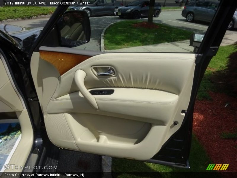 Black Obsidian / Wheat 2012 Infiniti QX 56 4WD