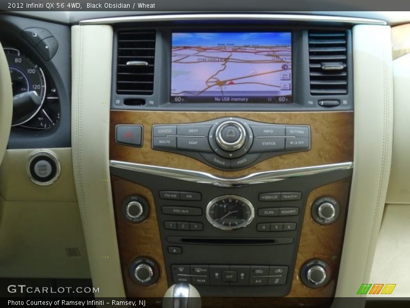 Black Obsidian / Wheat 2012 Infiniti QX 56 4WD