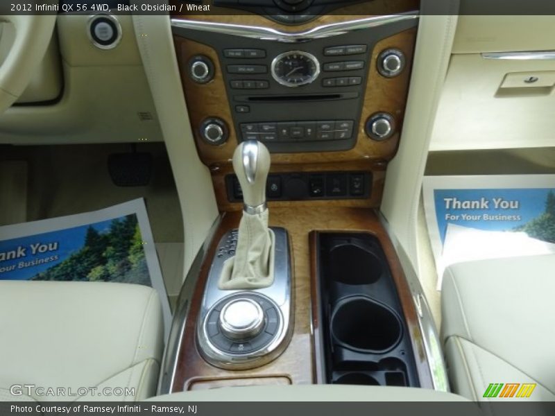 Black Obsidian / Wheat 2012 Infiniti QX 56 4WD