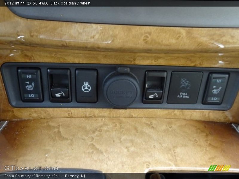 Black Obsidian / Wheat 2012 Infiniti QX 56 4WD