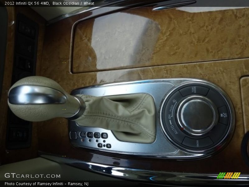 Black Obsidian / Wheat 2012 Infiniti QX 56 4WD