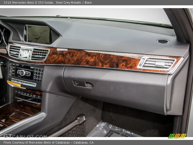 Steel Grey Metallic / Black 2016 Mercedes-Benz E 350 Sedan