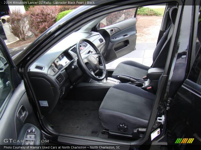 Labrador Black Pearl / Black 2004 Mitsubishi Lancer OZ Rally