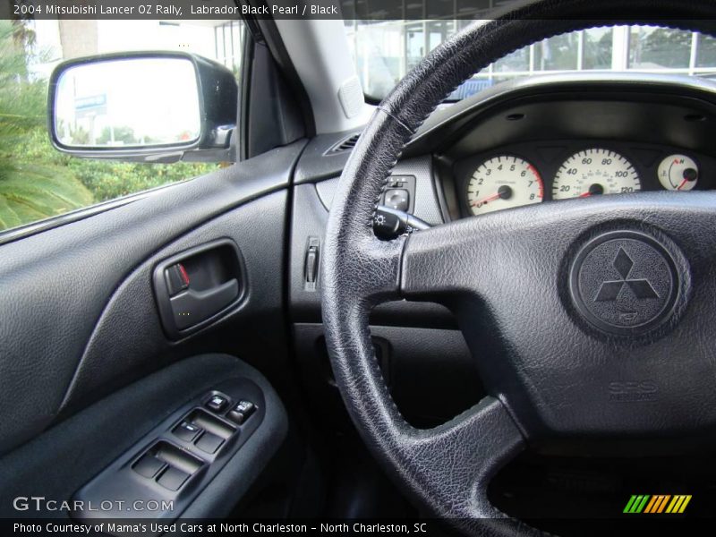 Labrador Black Pearl / Black 2004 Mitsubishi Lancer OZ Rally
