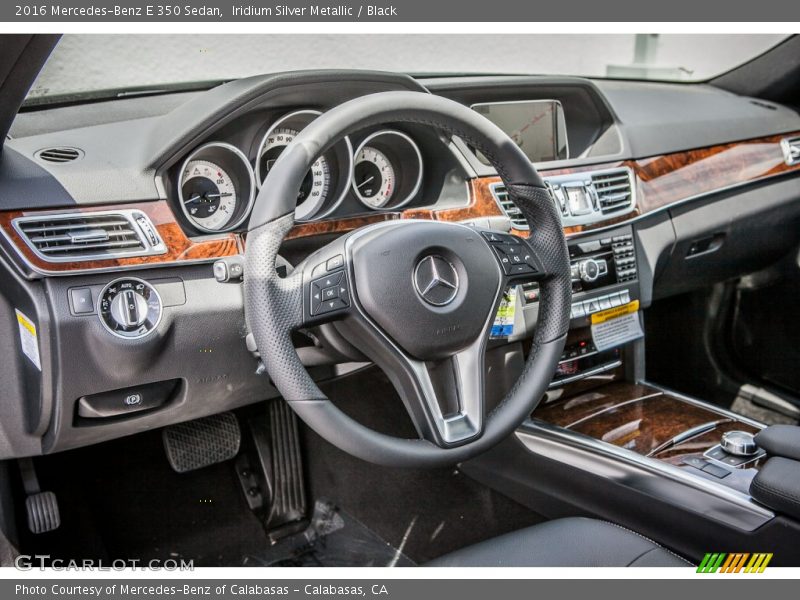 Iridium Silver Metallic / Black 2016 Mercedes-Benz E 350 Sedan