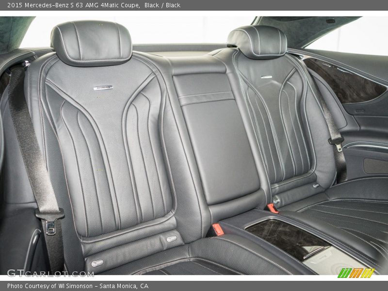 Rear Seat of 2015 S 63 AMG 4Matic Coupe