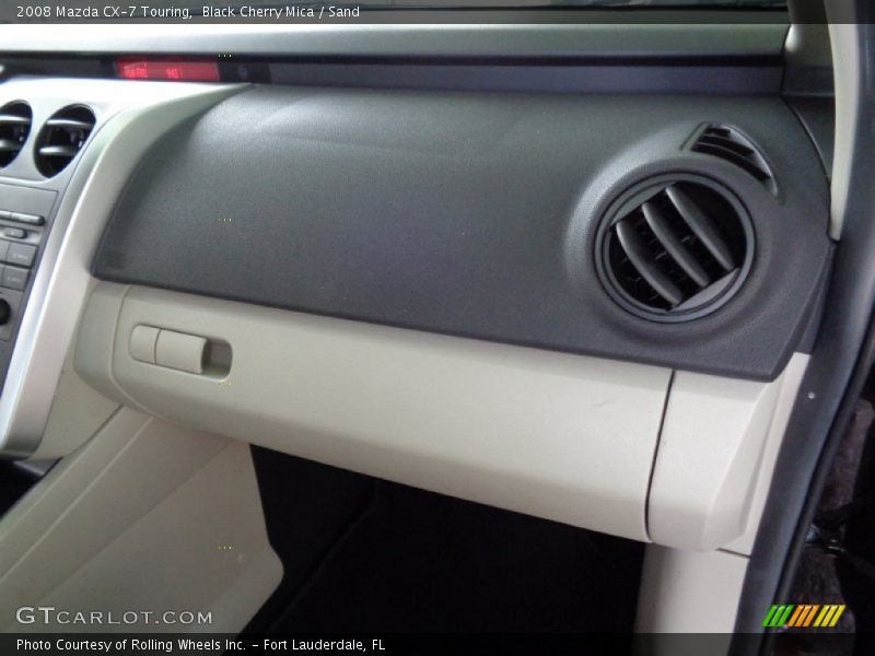 Black Cherry Mica / Sand 2008 Mazda CX-7 Touring