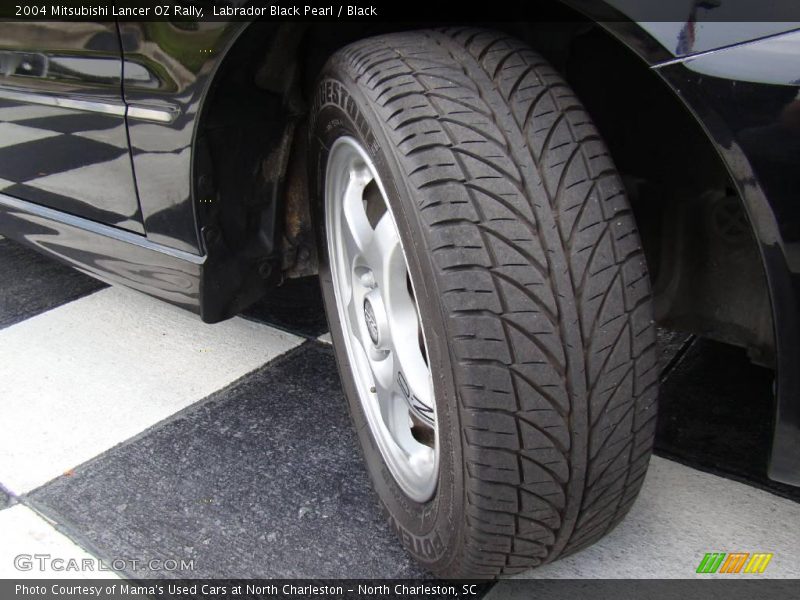 Labrador Black Pearl / Black 2004 Mitsubishi Lancer OZ Rally