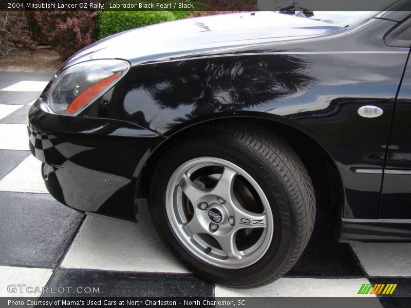 Labrador Black Pearl / Black 2004 Mitsubishi Lancer OZ Rally