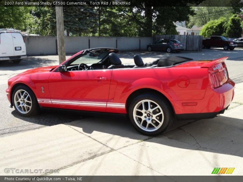 Torch Red / Black/Red 2007 Ford Mustang Shelby GT500 Convertible