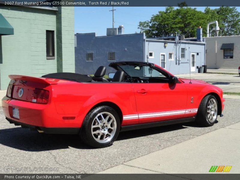 Torch Red / Black/Red 2007 Ford Mustang Shelby GT500 Convertible