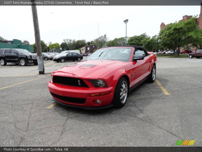 Torch Red / Black/Red 2007 Ford Mustang Shelby GT500 Convertible