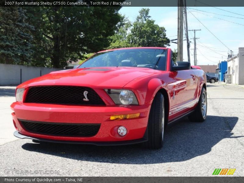 Torch Red / Black/Red 2007 Ford Mustang Shelby GT500 Convertible