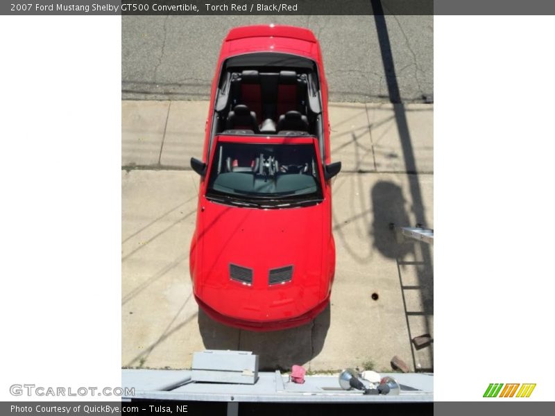 Torch Red / Black/Red 2007 Ford Mustang Shelby GT500 Convertible