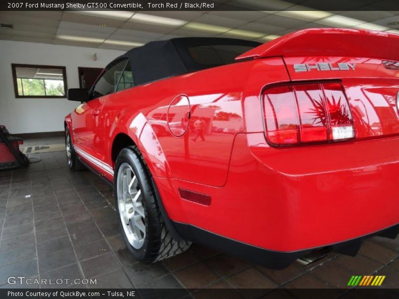 Torch Red / Black/Red 2007 Ford Mustang Shelby GT500 Convertible