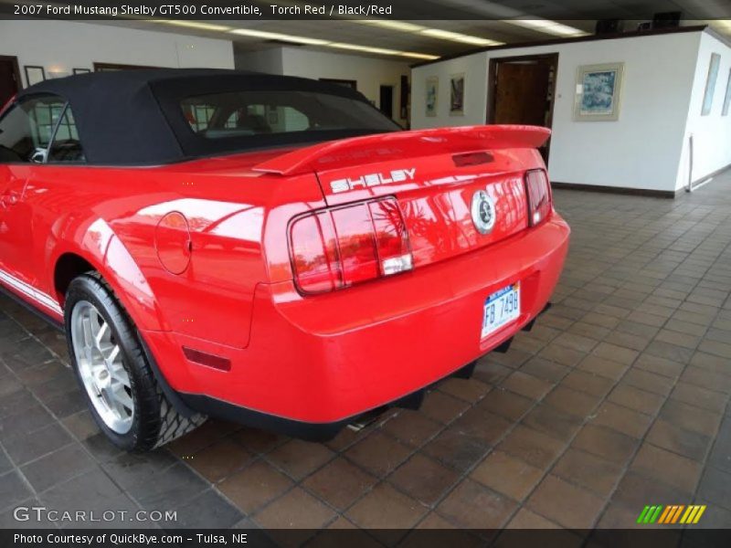 Torch Red / Black/Red 2007 Ford Mustang Shelby GT500 Convertible