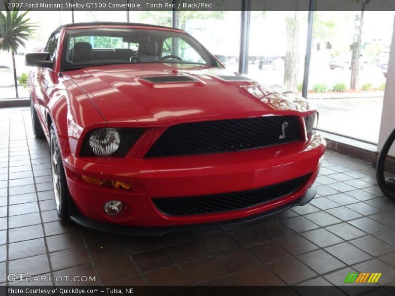 Torch Red / Black/Red 2007 Ford Mustang Shelby GT500 Convertible