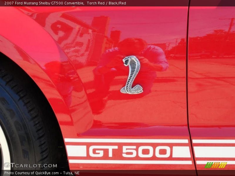 Torch Red / Black/Red 2007 Ford Mustang Shelby GT500 Convertible