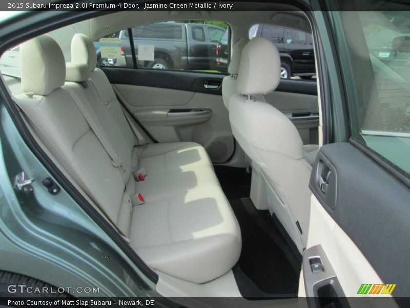 Rear Seat of 2015 Impreza 2.0i Premium 4 Door