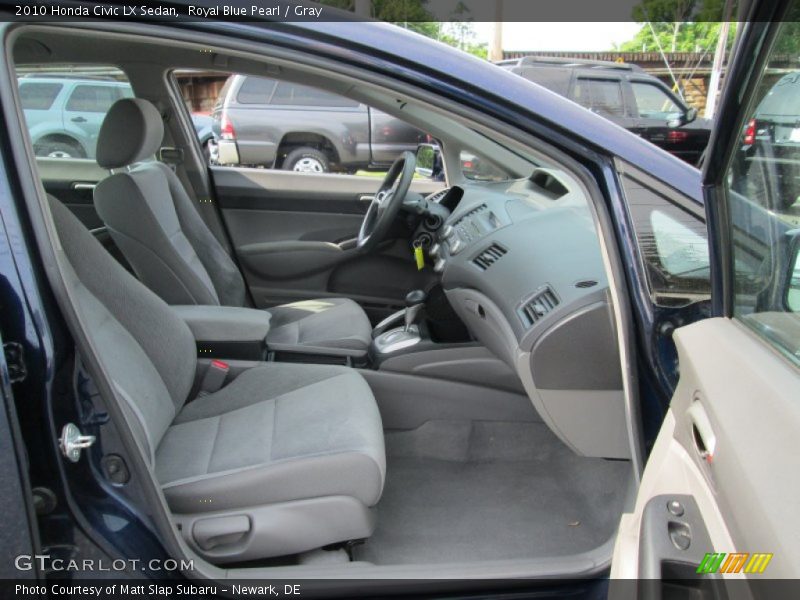 Royal Blue Pearl / Gray 2010 Honda Civic LX Sedan