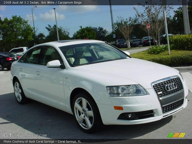 Ibis White / Cardamom Beige 2008 Audi A6 3.2 Sedan