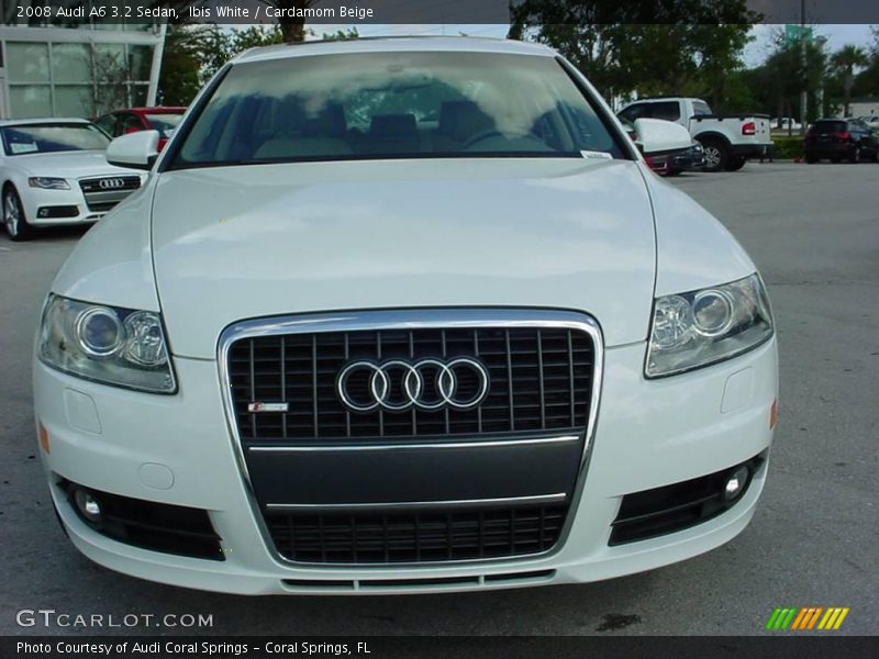 Ibis White / Cardamom Beige 2008 Audi A6 3.2 Sedan
