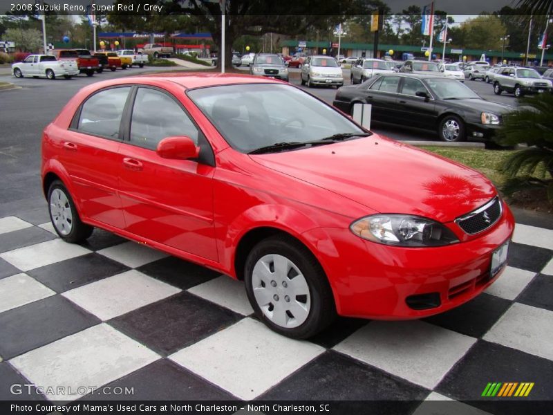 Super Red / Grey 2008 Suzuki Reno