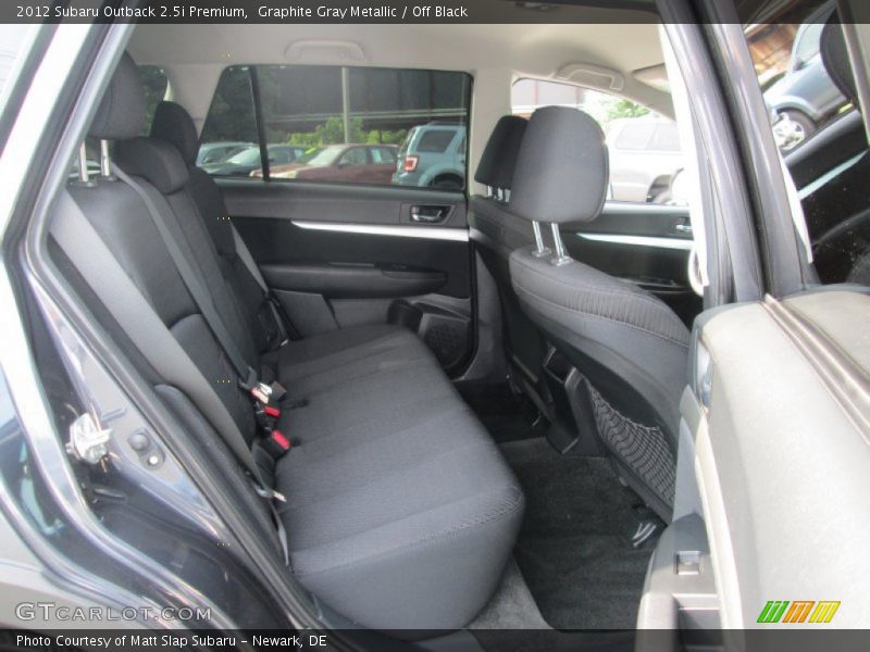 Graphite Gray Metallic / Off Black 2012 Subaru Outback 2.5i Premium