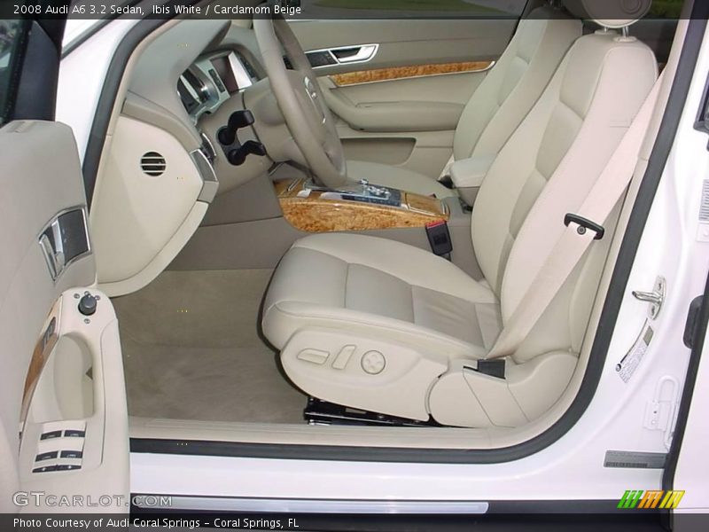 Ibis White / Cardamom Beige 2008 Audi A6 3.2 Sedan